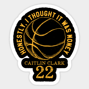 caitlin clark 22 Sticker